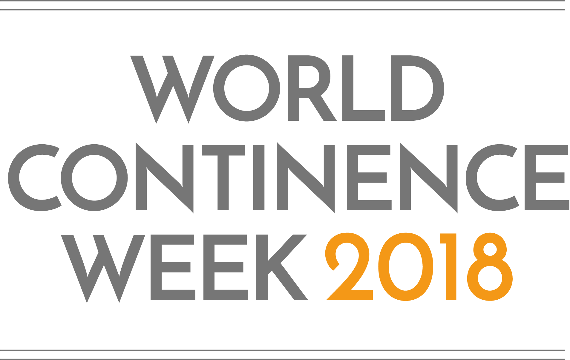 Wcw 2018 Logo Grey - World Incontinence Week 2018 (1908x1205), Png Download