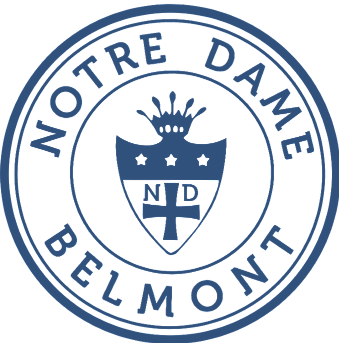 Notre Dame High School - Notre Dame Belmont Logo (678x687), Png Download