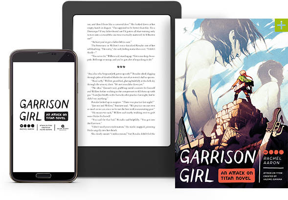 Cover For Garrison Girl - Garrison Girl An Attack On Titan Novel (589x409), Png Download
