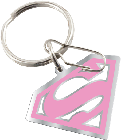 Supergirl™ Color Key Chain - Star Wars Death Star Enamel Key Chain (575x600), Png Download
