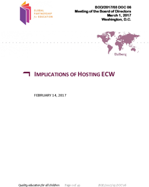 The Gpe Board With An Independent Analysis Of The Governance - Funding (300x425), Png Download