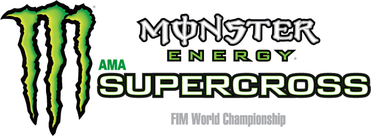2019 Monster Energy Supercross - Monster Energy Supercross (1300x481), Png Download