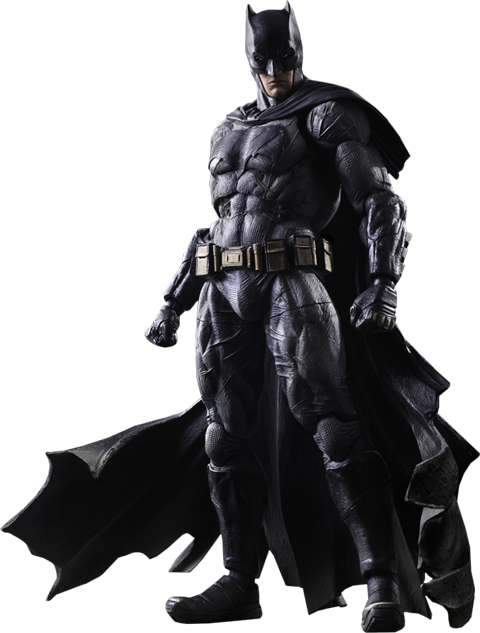 Batman Collectible Figure - Batman Bvs Play Arts Kai (480x633), Png Download