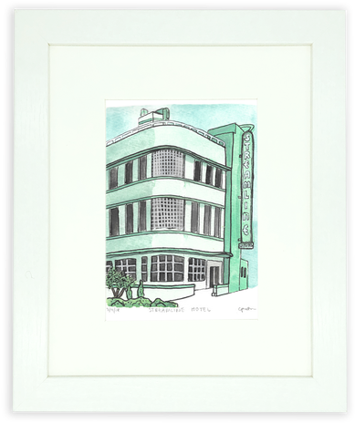 The Streamline Hotel Was Built In 1941 And Is Recognized - Architecture (498x664), Png Download