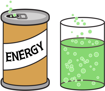 Fizzy Drinks Energy Drink Monster Energy Drink Can - Soda Can Clip Art (403x340), Png Download