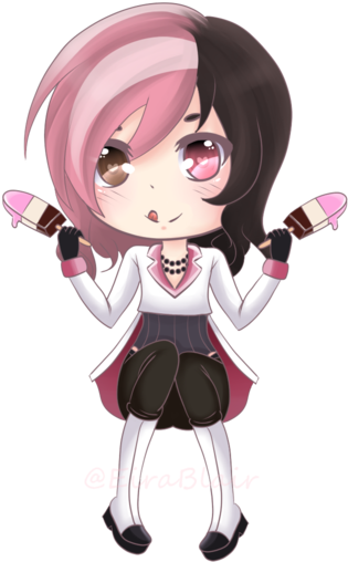 Rwby - Chibi Neo Rwby (600x621), Png Download