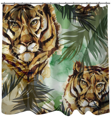 Watercolor Exotic Seamless Pattern - Watercolor Painting (400x400), Png Download
