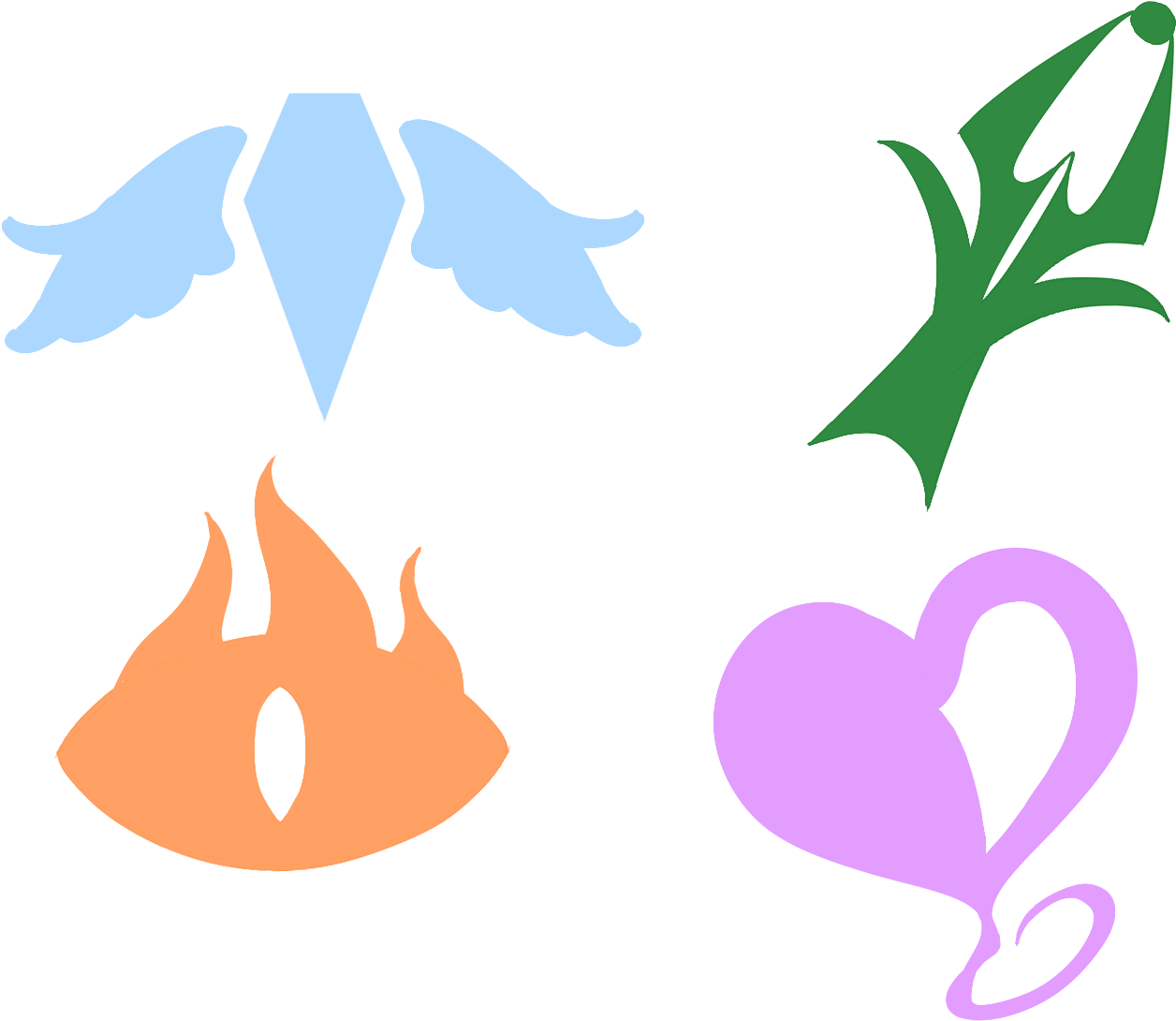 Team Cael Symbols - Rwby Symbols Fan Made (1600x1200), Png Download