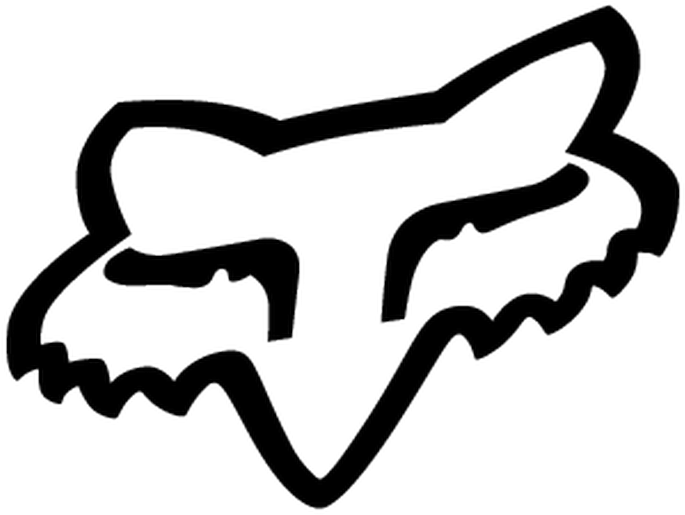 Logo Fox Racing Decal (800x800), Png Download