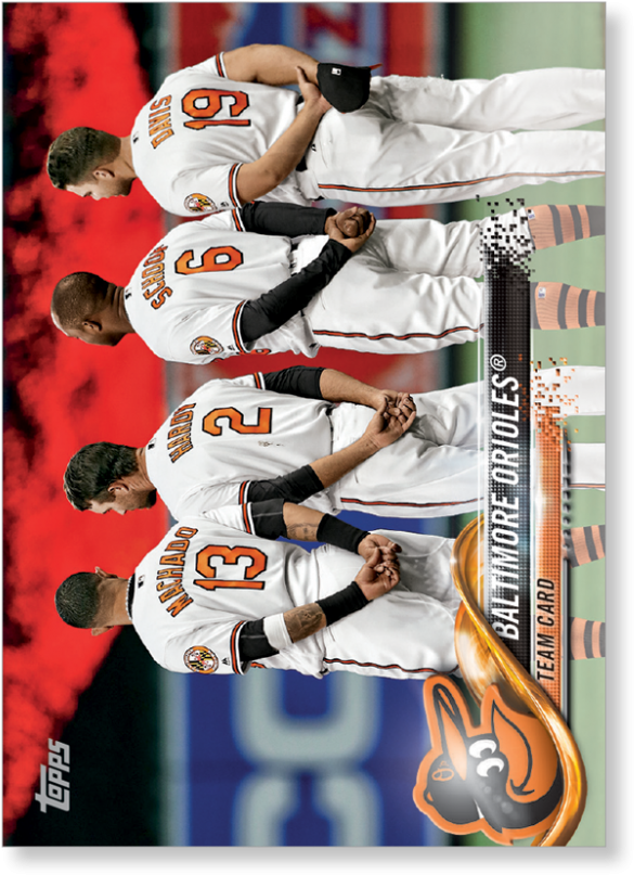 2018 Topps Series 1 Baseball Baltimore - Baseball (1440x975), Png Download