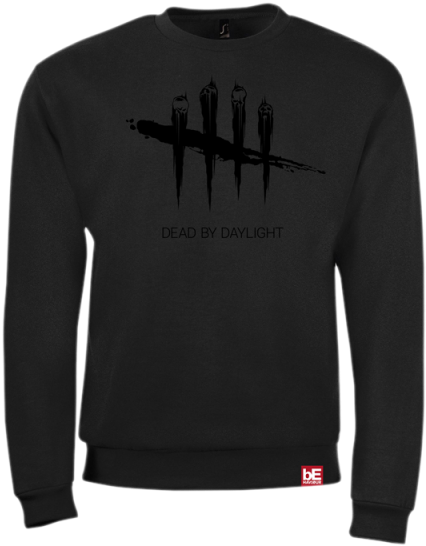 Dead By Daylight Logo Sweater Black On Black - Junior True Religion Sweatshirt (600x600), Png Download
