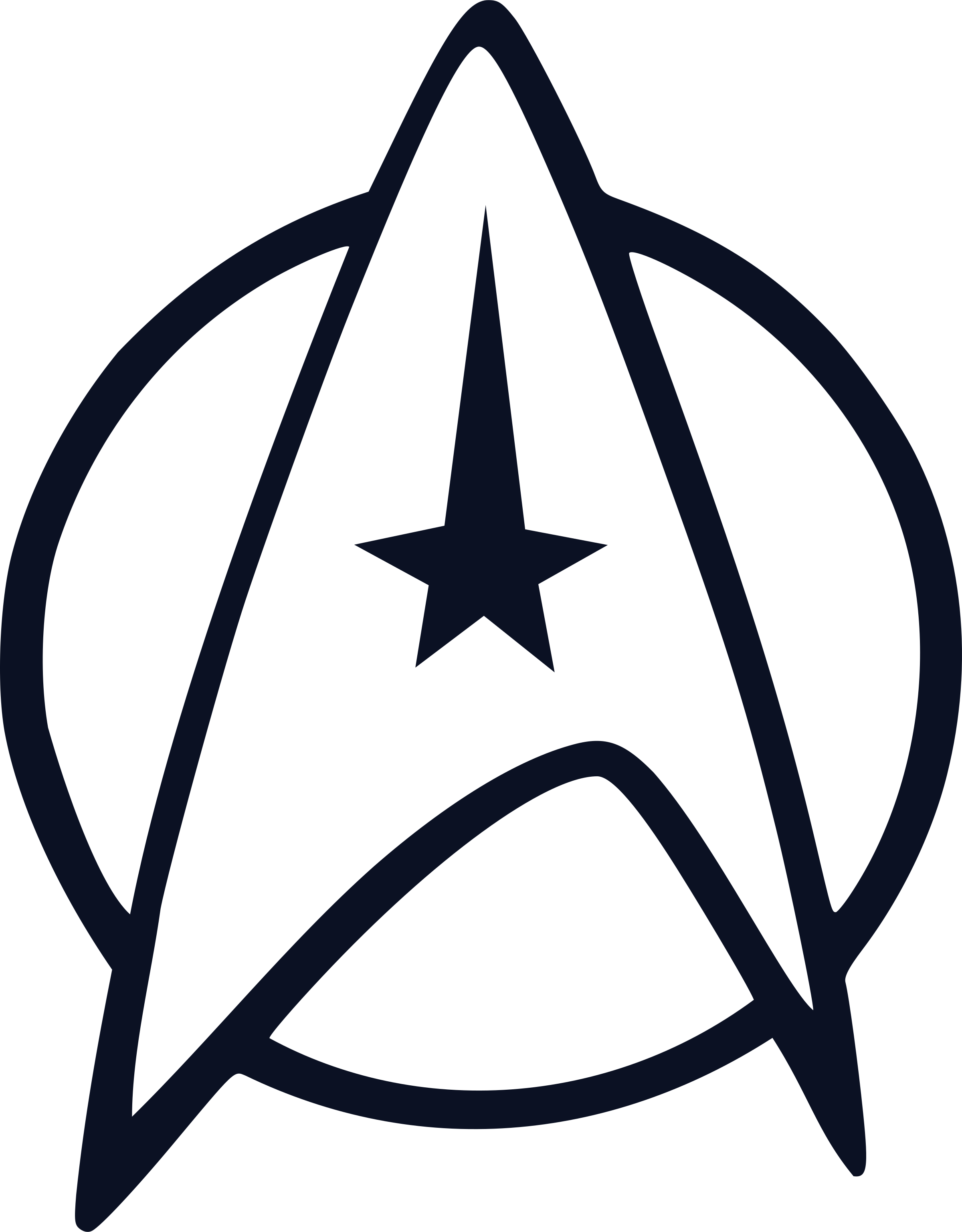 Starfleet Logo Png Transparent - Star Trek Logo (2400x3074), Png Download