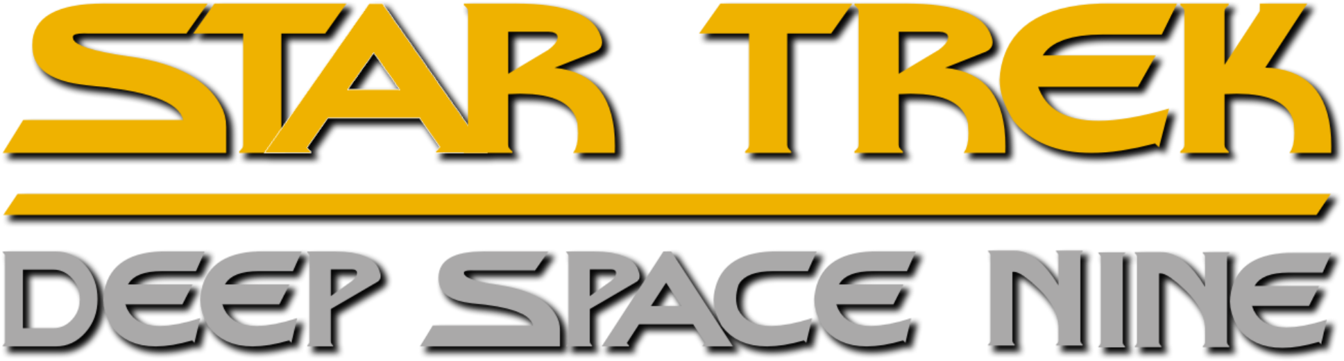 Star Trek Deep Space Nine - Star Trek Deep Space Nine Logo (2000x558), Png Download