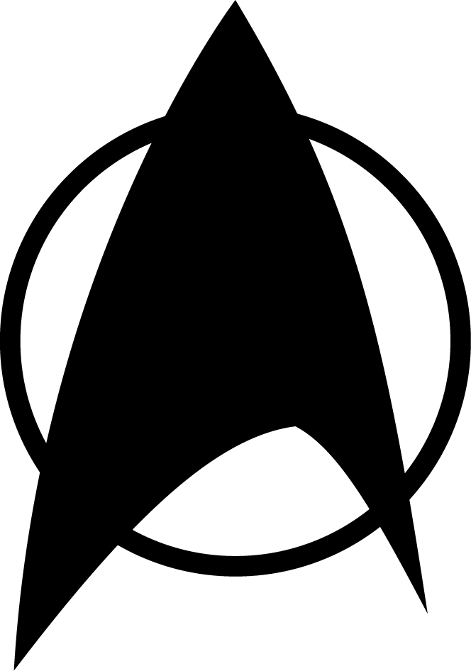 Symbol Clipart Star Trek - Star Trek Symbol Transparent Background (664x946), Png Download