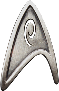 Star Trek Logo Png - Star Trek Division Engineering Badge Brooch (400x400), Png Download