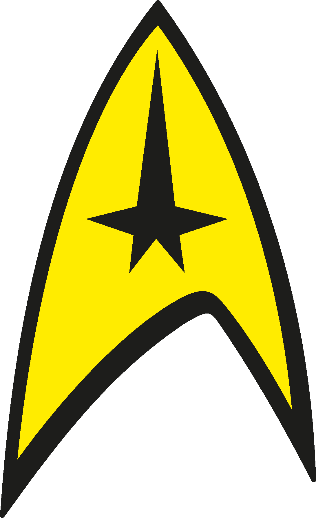 Star Trek Logo Vector Eps Free Download, Logo, Icons, - Star Trek Logo (1091x1786), Png Download