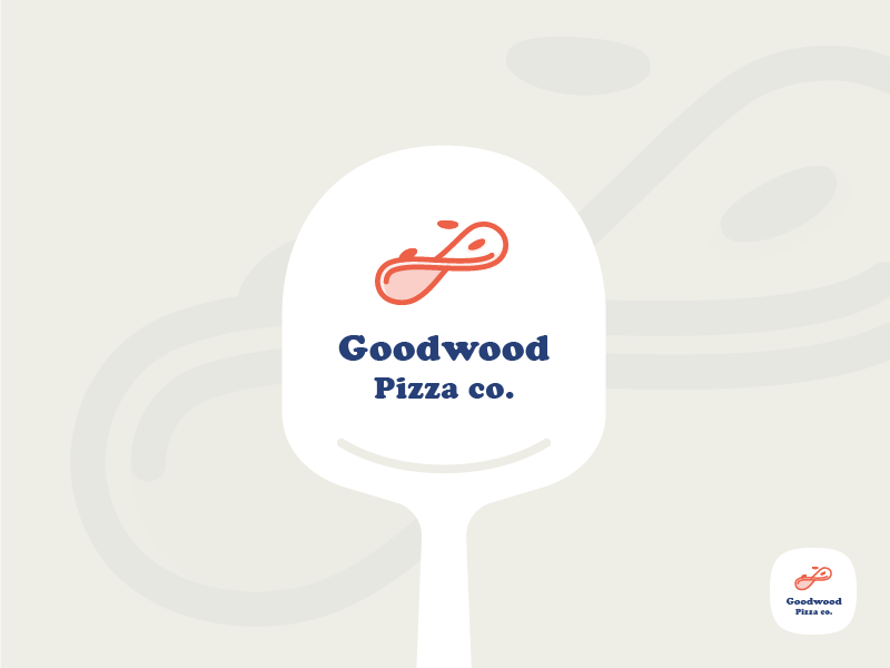 Goodwood Pizza Creative Restaurant Logo Design Ideas - Restaurant (800x600), Png Download