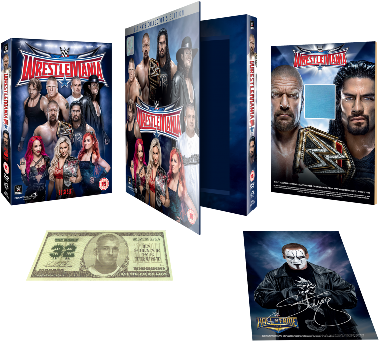Image - Php - Wwe: Wrestlemania 32 (dvd / Collector's Edition) (800x700), Png Download