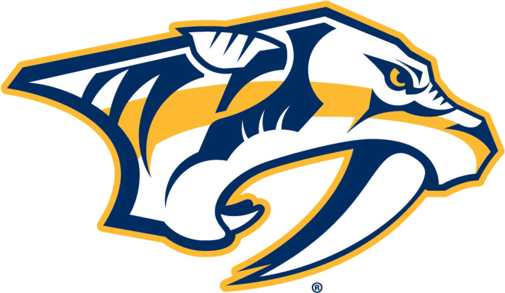 Nashville Predators Logo - Nashville Predators Png (1667x1200), Png Download