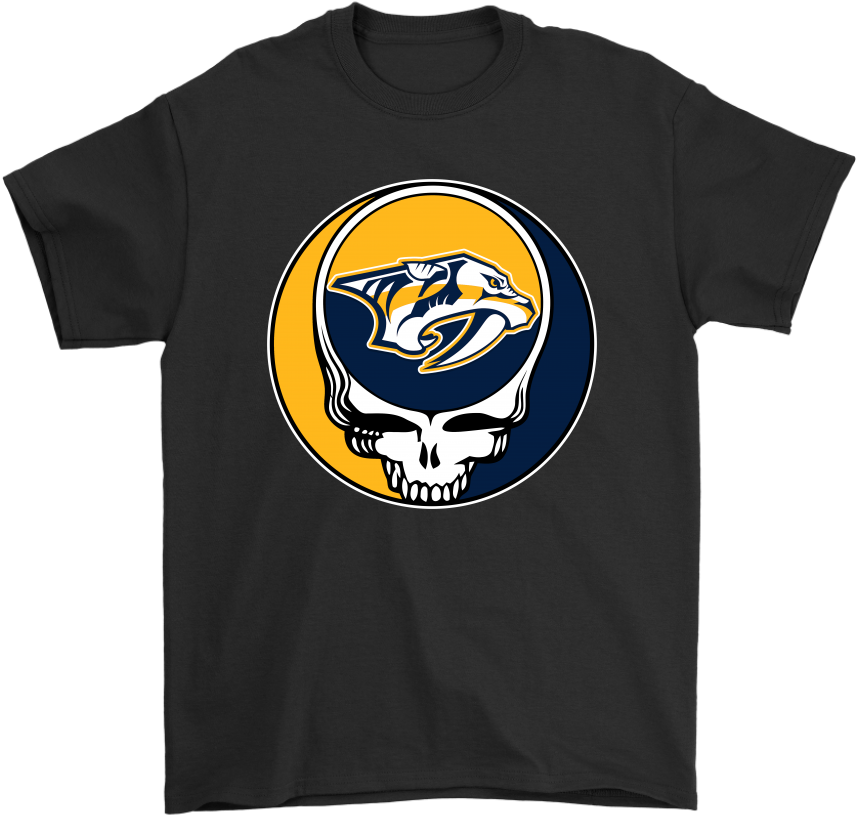 Nhl Team Nashville Predators X Grateful Dead Logo Band - T Shirt I Eat Lightning And Crap Thunder (1024x1024), Png Download