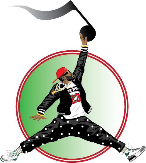 Jordan Jumpman Drawing - Jumpman Drawing (500x556), Png Download