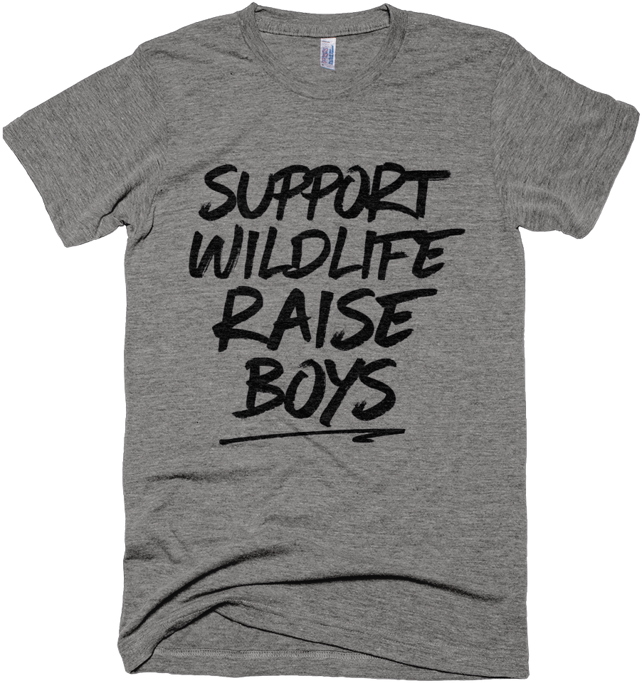 Support Wildlife - Raise Boys - Gap Shirt China Map (1000x1000), Png Download