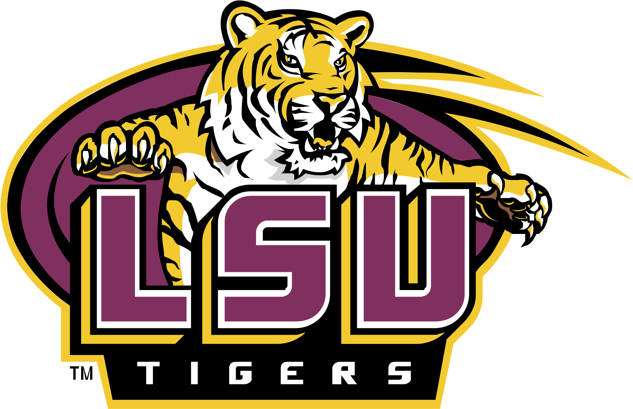 Lsu Tigers Logo Png Transparent - Lsu Tigers Logo (2400x2400), Png Download
