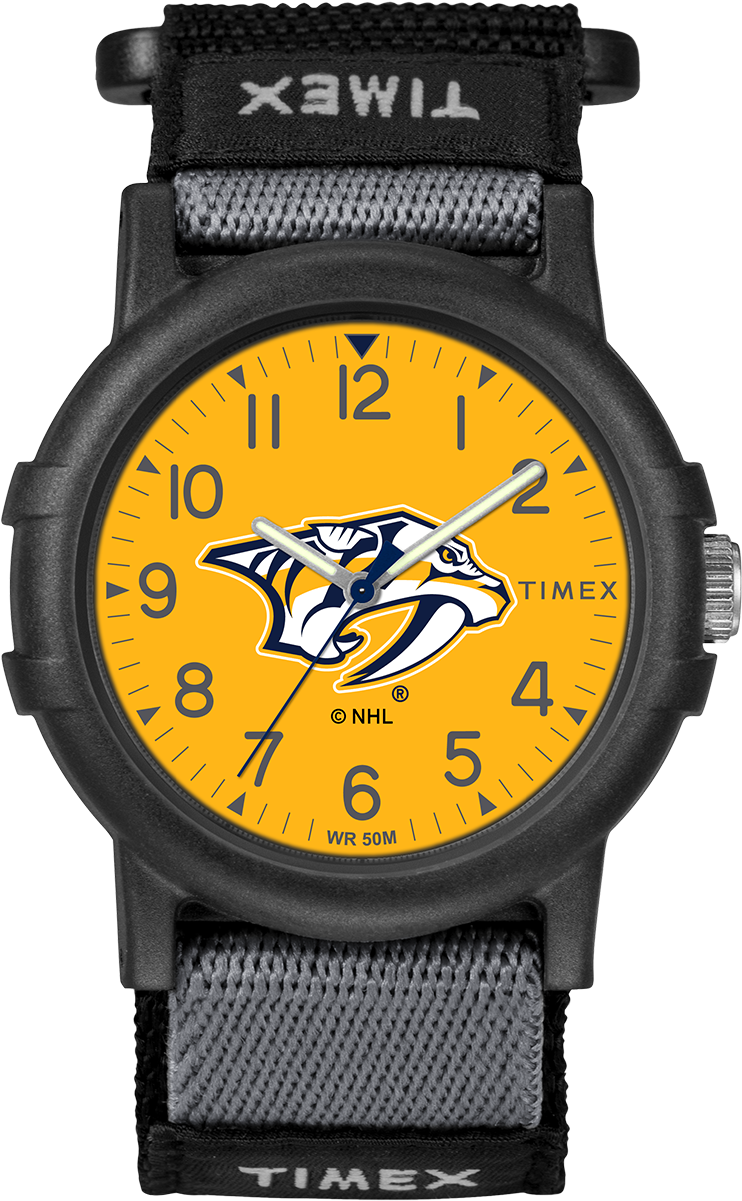 Recruit Nashville Predators Large - Timex Men's Expedition Camper Watch, Black Nylon Strap (1000x1200), Png Download