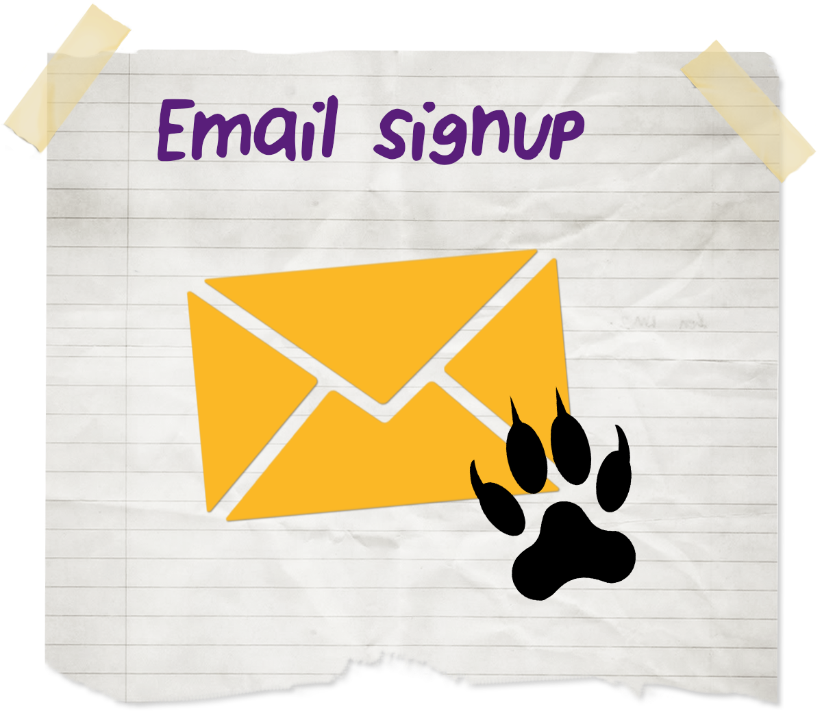 Micah The Tiger - Email (1201x1080), Png Download