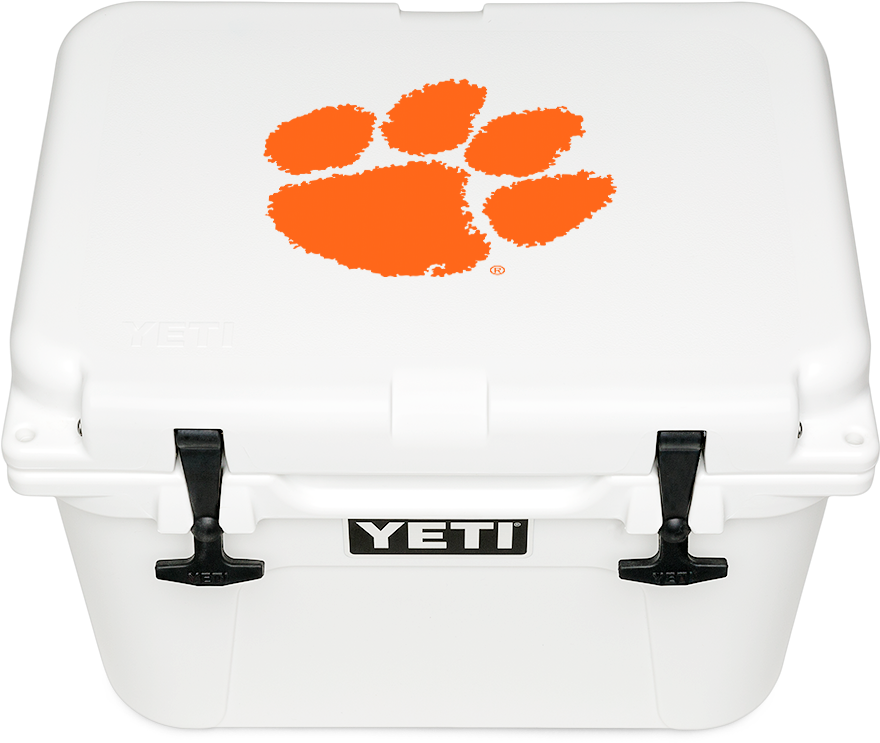 Clemson Coolers Yeti Collegiate Series Roadie 20 Cooler, Clemson