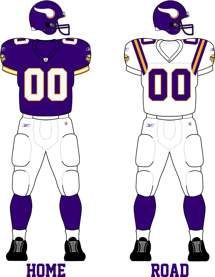 Minnesota Vikings 2002 Uniforms - Minnesota Vikings Uniforms (1242x1150), Png Download