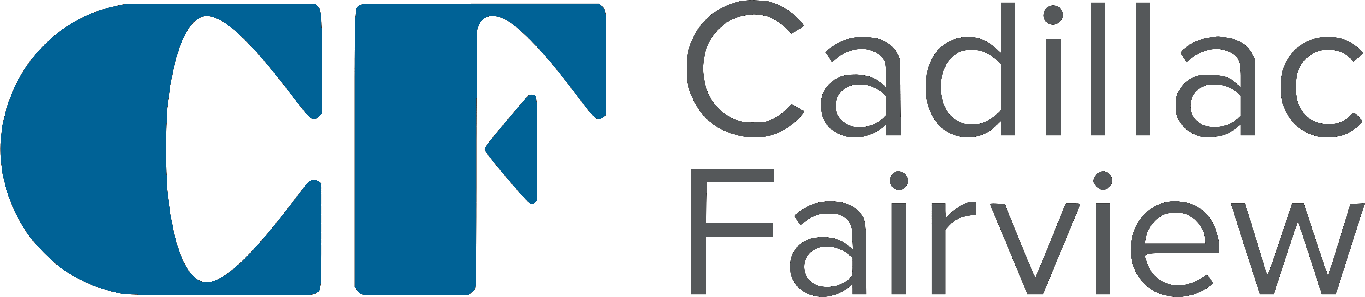 Cf Cadillac Fairview - Cadillac Fairview Logo (4706x1127), Png Download