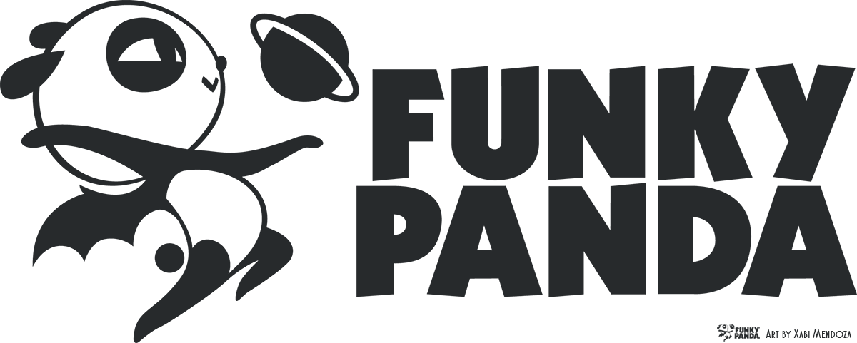And At Least, This Little Panda Prince Of Doom Was - Funky Panda Games (1200x481), Png Download