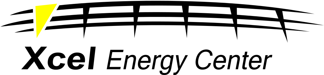 Xcel Energy Center Logo Ideas - Xcel Energy Center Logo (1280x295), Png Download