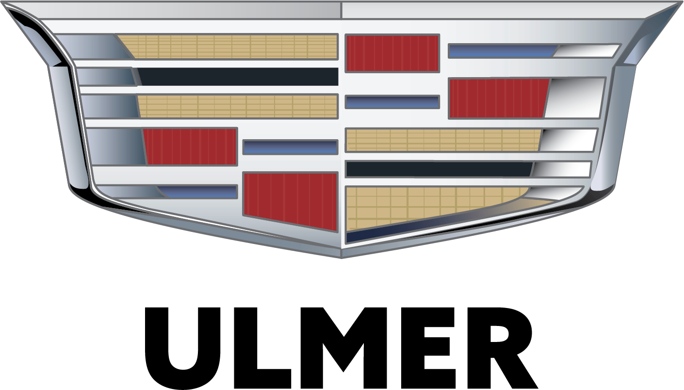 Ulmer Cadillac Logo - Cadillac Logo White Png (1410x804), Png Download