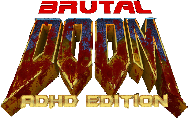 [abandoned] Brutal Doom V19 - Brutal Doom Logo Png (626x398), Png Download