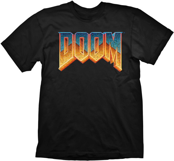 Doom T-shirt Classic Logo - Overwatch Mercy T Shirt (600x600), Png Download