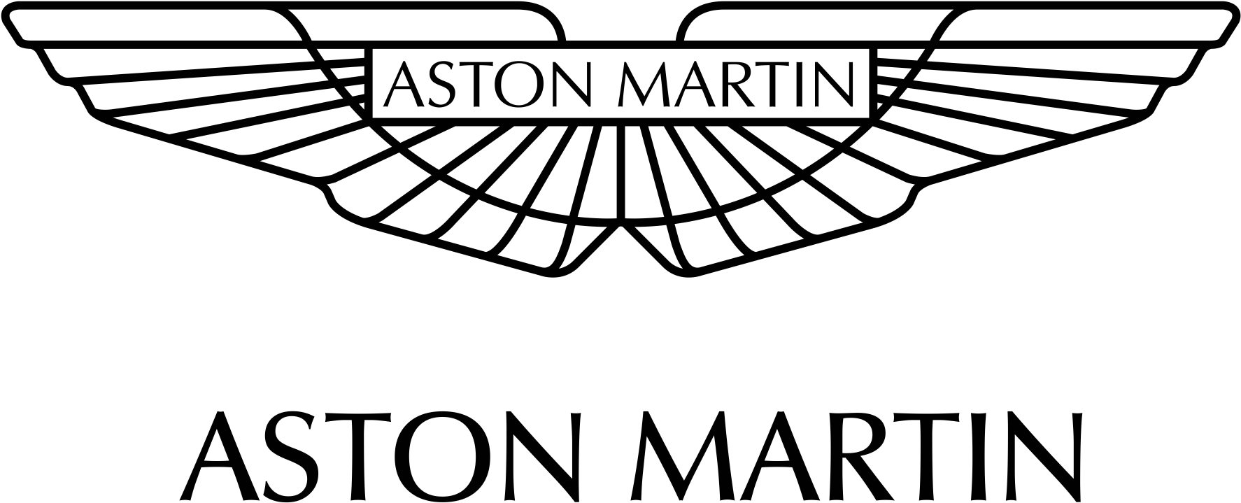 Aston Martin - Aston Martin Logo Png (1900x1000), Png Download