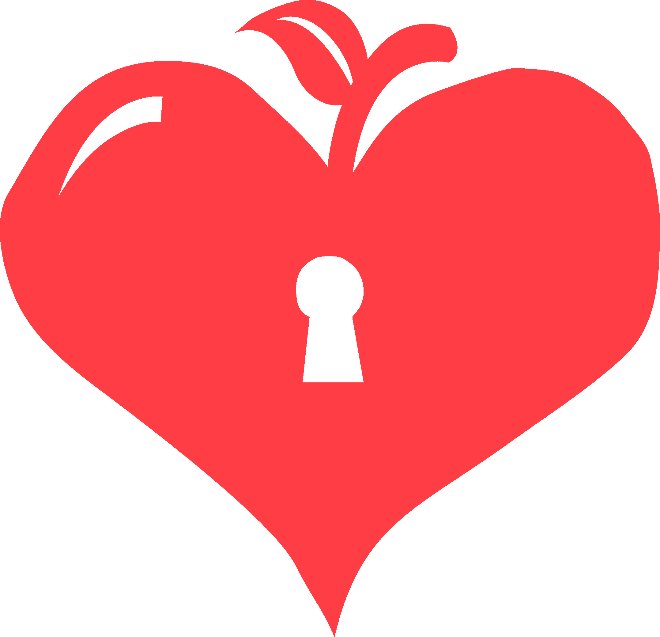 Crimson Apple Logo (2155x2079), Png Download