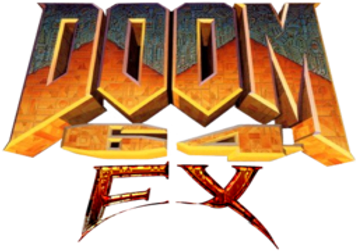 Other Graphic - Doom 64 Ex Logo (400x300), Png Download