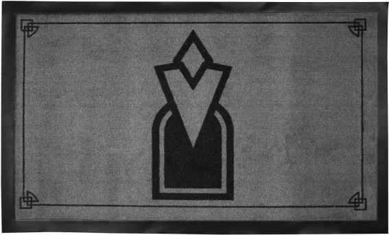 Skyrim Doormat Questmarker - Skyrim Quest Marker Doormat (600x600), Png Download