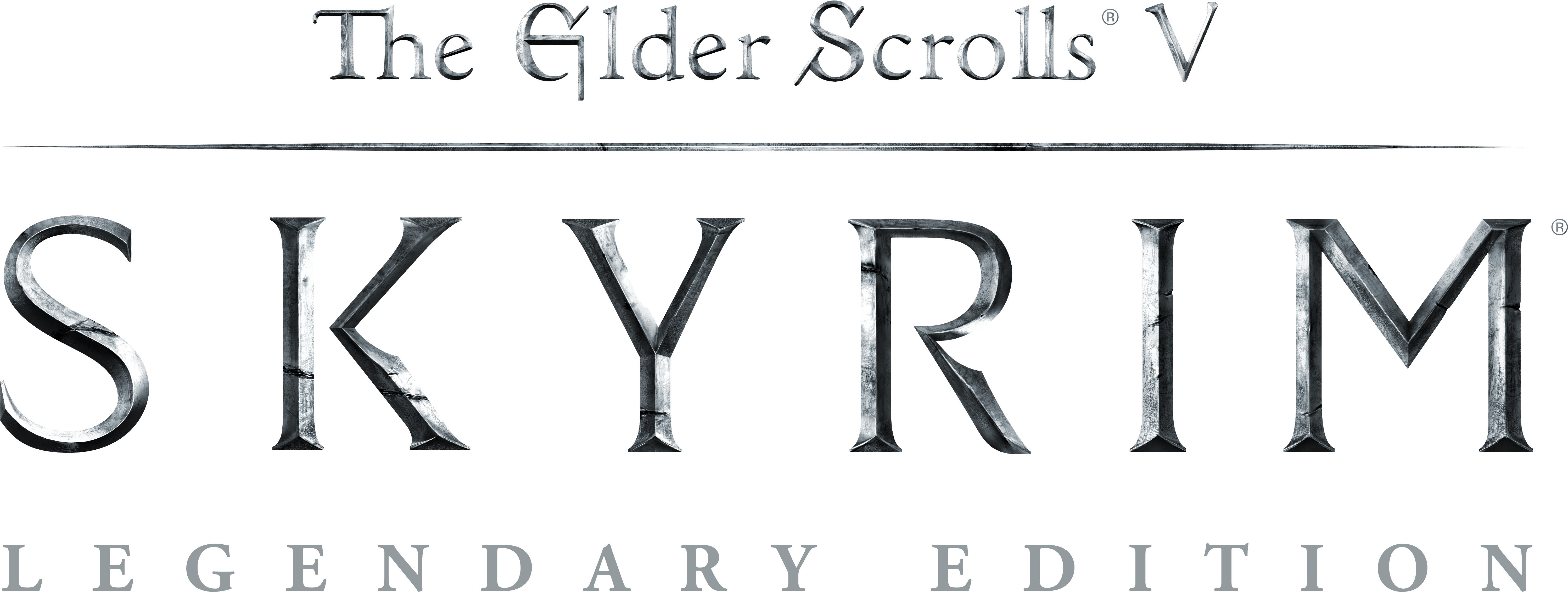Tesv Le Logo Rgb - Monopoly - The Elder Scrolls V: Skyrim (6264x2536), Png Download
