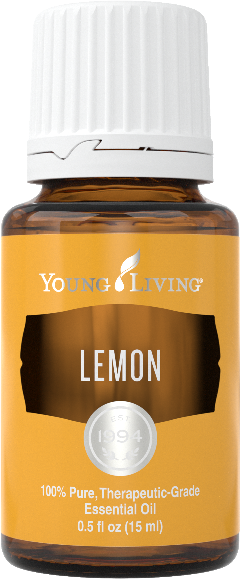 Lemon Essential Oil Uses - Young Living Lemon 15ml (834x2000), Png Download