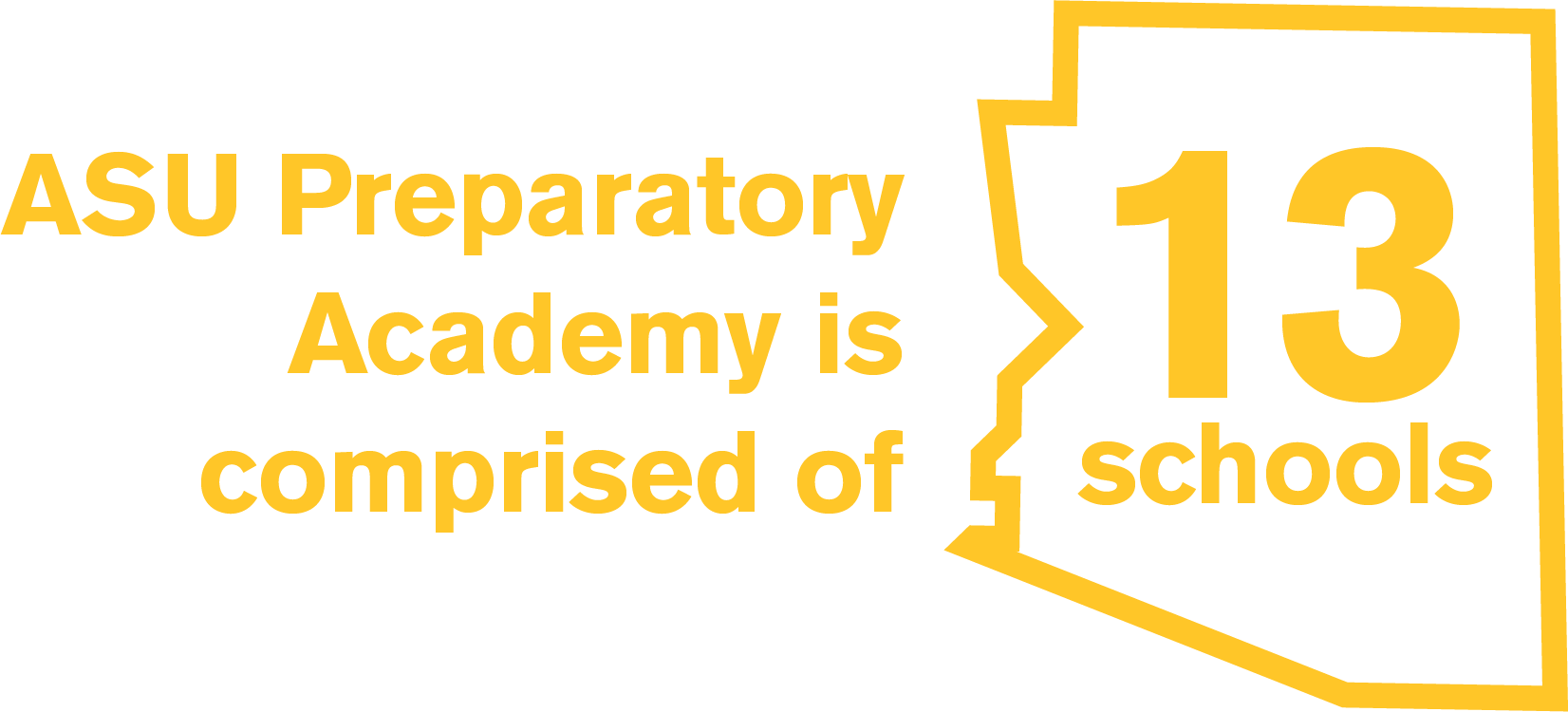 Asu Prep Academy Is Comprised Of 13 Schools - Asu Preparatory Academy (1652x750), Png Download