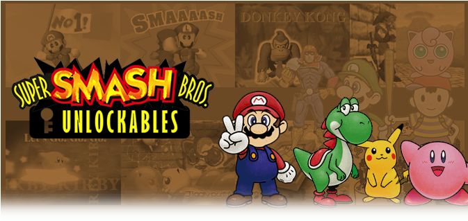 Download - Unlockables - Super Smash Bros 64 | Transparent PNG Download ...