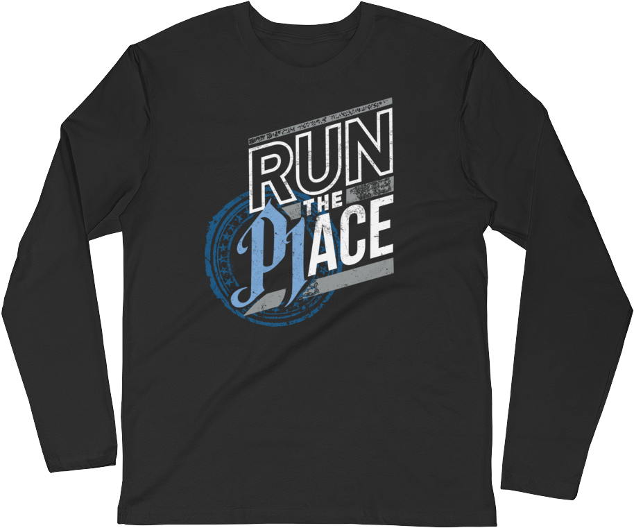 Aj Styles "run The Place" Long Sleeve T-shirt - Run The Place Aj Styles (1000x1000), Png Download