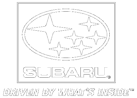 Subaru Logo White Png (436x313), Png Download