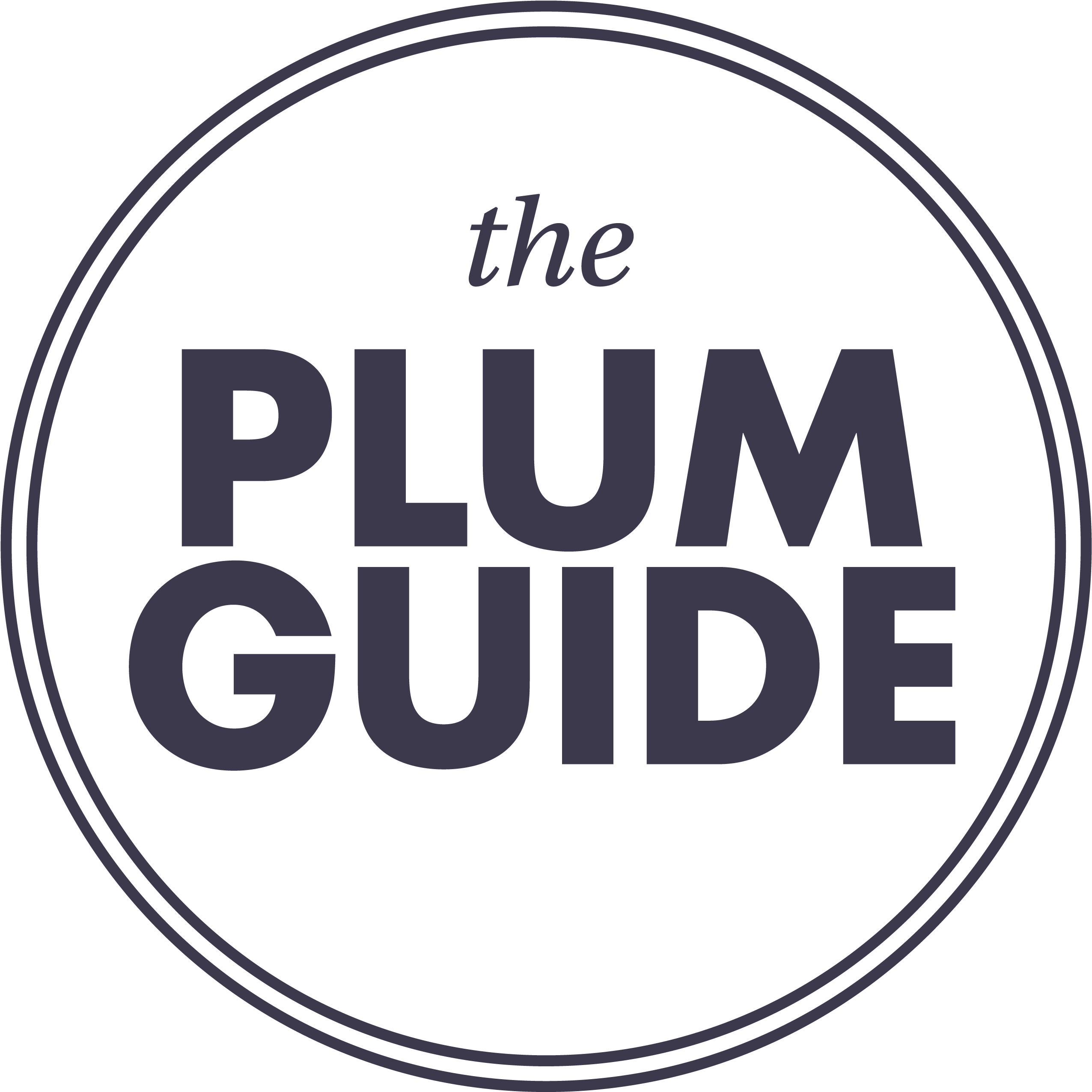 The World's Most Inspiring And Creative Vacation Rentals - Plum Guide Logo (2560x2560), Png Download