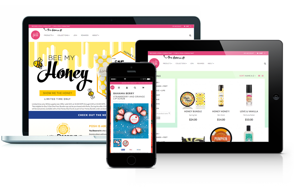 Perfectly Posh - Iphone (1000x652), Png Download