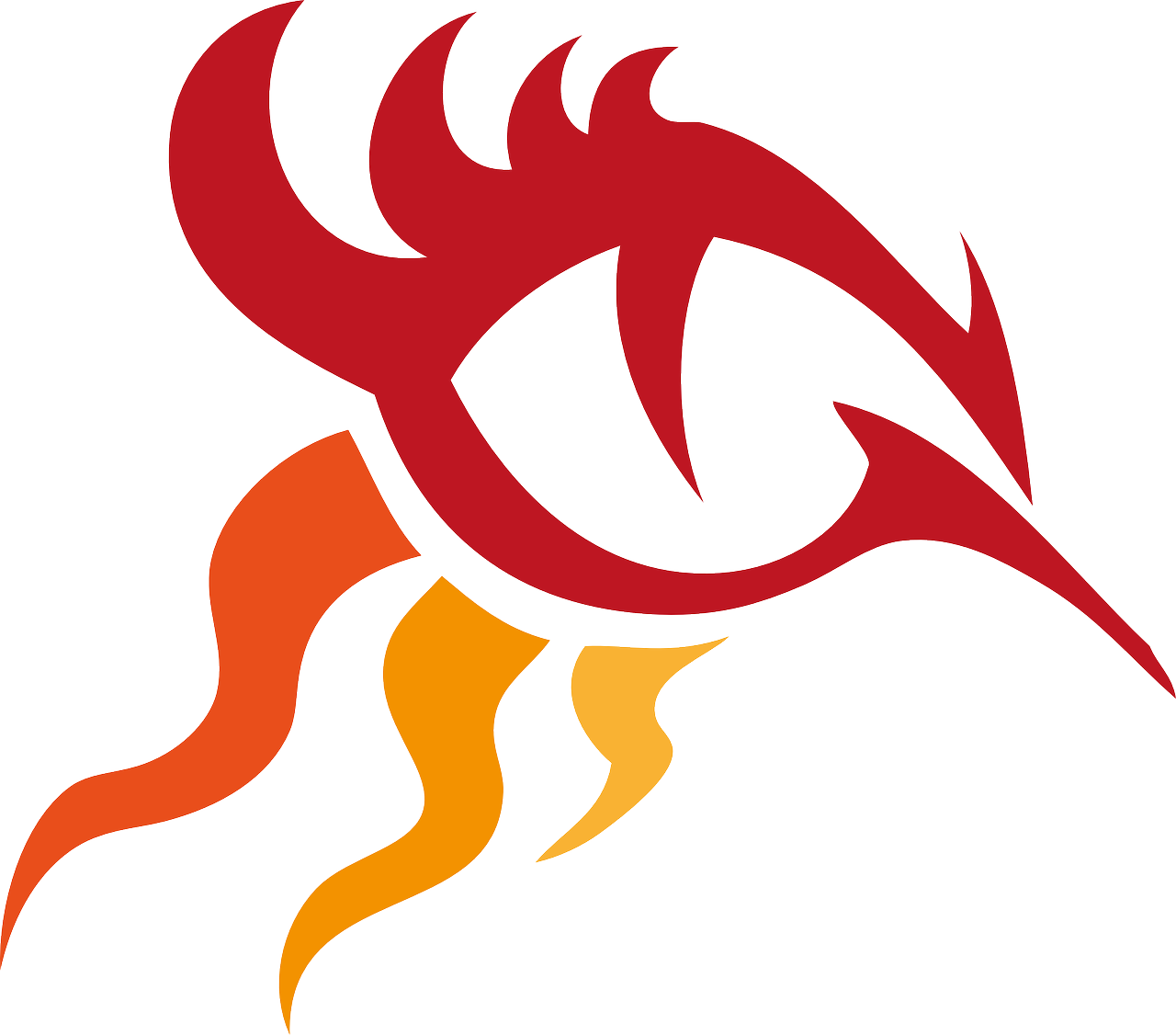 Fire Eyes Clipart (600x528), Png Download